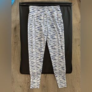 Zone Pro Blue and White Leggings